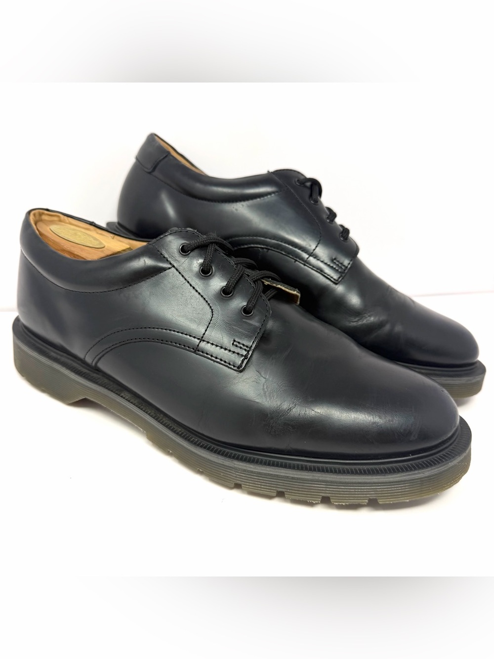 Vintage Solovair Dr.Martens 1462 Black Leather Oxfords Sz 11 US Made in England